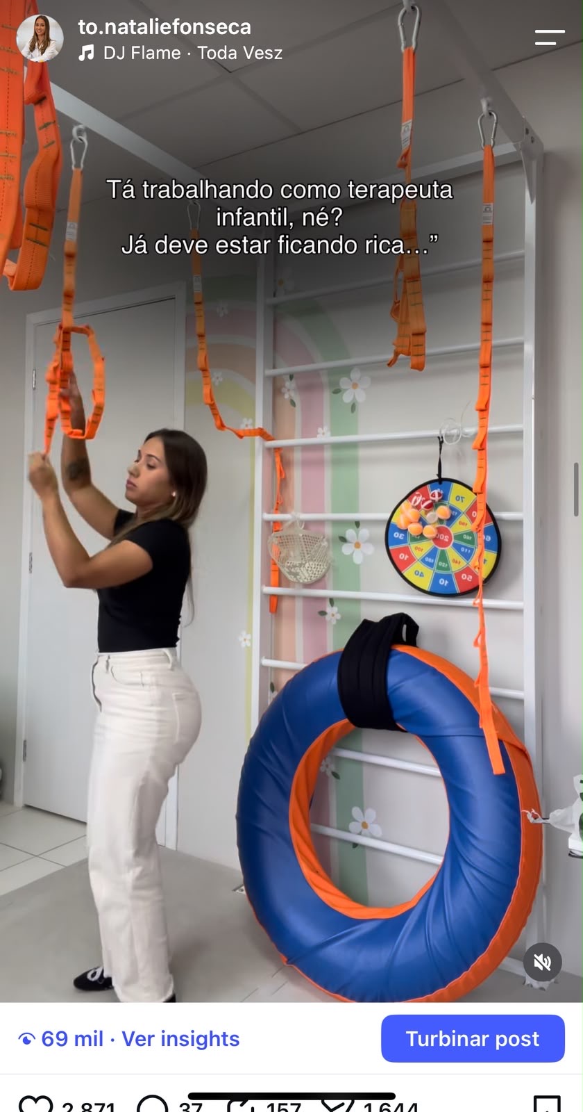 Reel com 69 mil visualizações